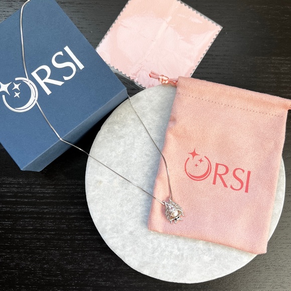 New ORSI Silver Bat necklace - Picture 4 of 8